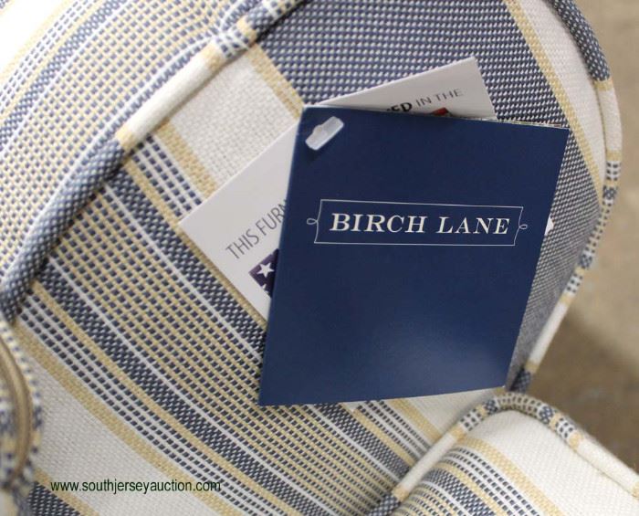 NEW “Birch Lane” Contemporary Sofa with Decorator Pillows
Located Inside – Auction Estimate $200-$400