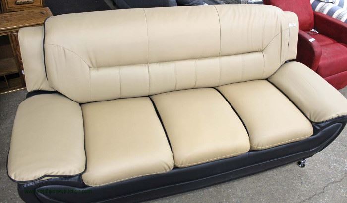 NEW Contemporary Leather Modern Design Sofa
Located Inside – Auction Estimate $300-$600