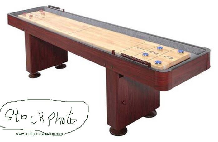 Challenger Shuffleboard Table with Storage Cabinets
— Still in the Box —
Located Inside – Auction Estimate $