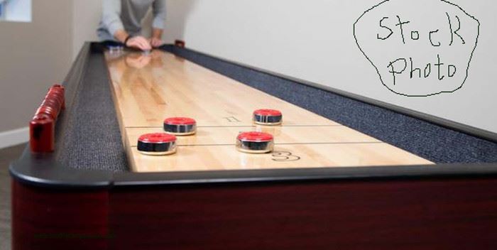 Challenger Shuffleboard Table with Storage Cabinets
— Still in the Box —
Located Inside – Auction Estimate $