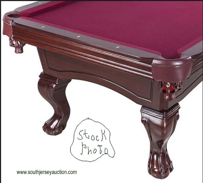 Mahogany Augusta 8 ft Non Slate Pool Table
— Still in the Box —
Located Inside – Auction Estimate $