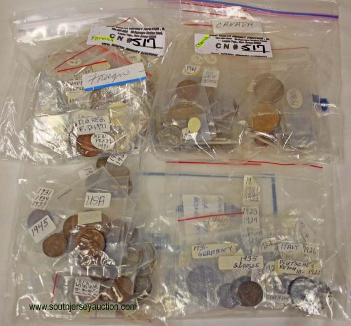 Selection of U.S. Pennies and Foreign Coins
Located Inside – Auction Estimate $5-$10