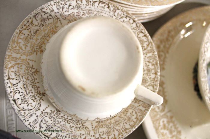 51 Piece “Chantilly” 22 Karat Sebring Pottery Company Dinnerware Set
Located Inside – Auction Estimate $50-$100