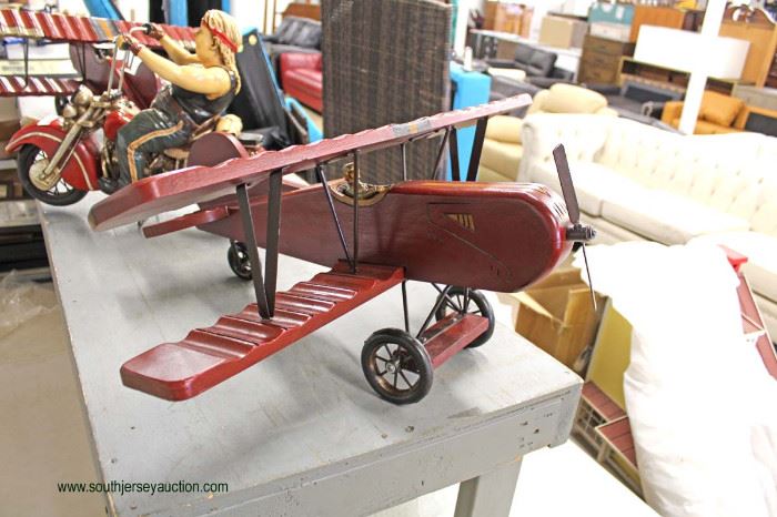 Decorator Wood Air Plane
Located Inside – Auction Estimate $20-$50