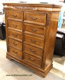 4 Piece Contemporary Carved Oak Full Size Bedroom Set
Auction Estimate $400-$800 – Located Inside
