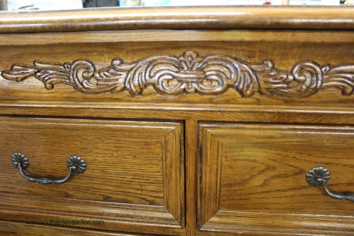 4 Piece Contemporary Carved Oak Full Size Bedroom Set
Auction Estimate $400-$800 – Located Inside