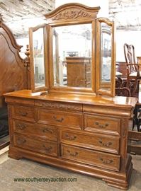 4 Piece Contemporary Carved Oak Full Size Bedroom Set
Auction Estimate $400-$800 – Located Inside