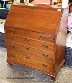 SOLID Cherry Bracket Foot “Colony House Fine Furniture” Slant Front Desk
Auction Estimate $200-$400 – Located Inside