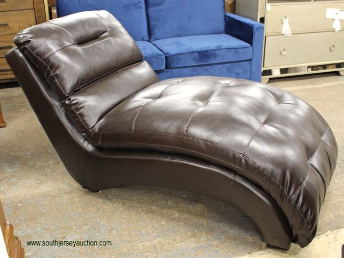 NEW Contemporary Brown Leather Chaise Lounge
Auction Estimate $200-$400 – Located Inside