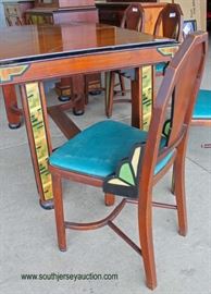 7 Piece “Ed J. Jennings Furniture” Junior Art Deco Paint Decorated Dining Room Set
Auction Estimate $300-$600 – Located Inside