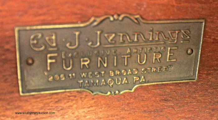 7 Piece “Ed J. Jennings Furniture” Junior Art Deco Paint Decorated Dining Room Set
Auction Estimate $300-$600 – Located Inside