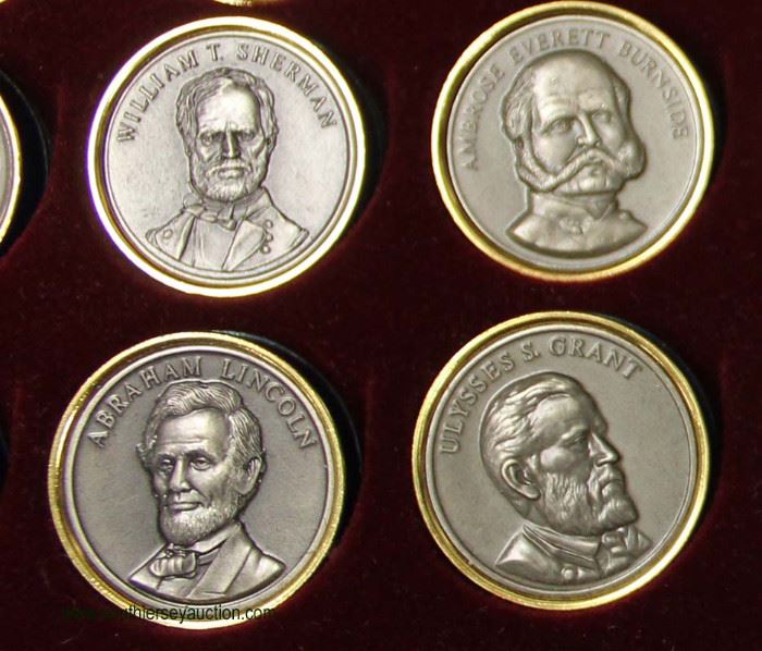 “The Franklin Mint” Civil War Checkers Set
Auction Estimate $200-$400 – Located Inside