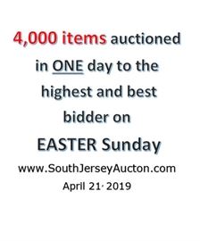 4000 auction Easter Sunday