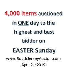 4000 auction Easter Sunday