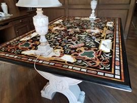 Pietra Dura Dining Table