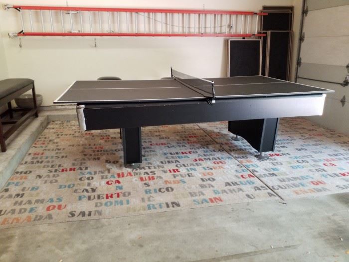 pool table, ping pong table topper