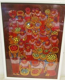 Mexican art, 17 x 23, signed Angelika '90