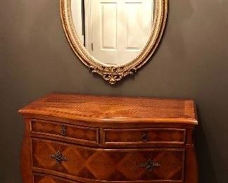 Phenomenal gold gilt mirror