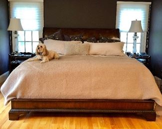 Matching King Bed (dog not included!)