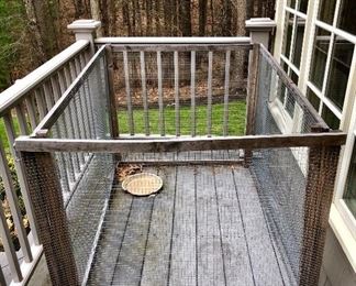 Dog/cat/chicken kennel...I guess it could be turtles or ferrets or whatever!
