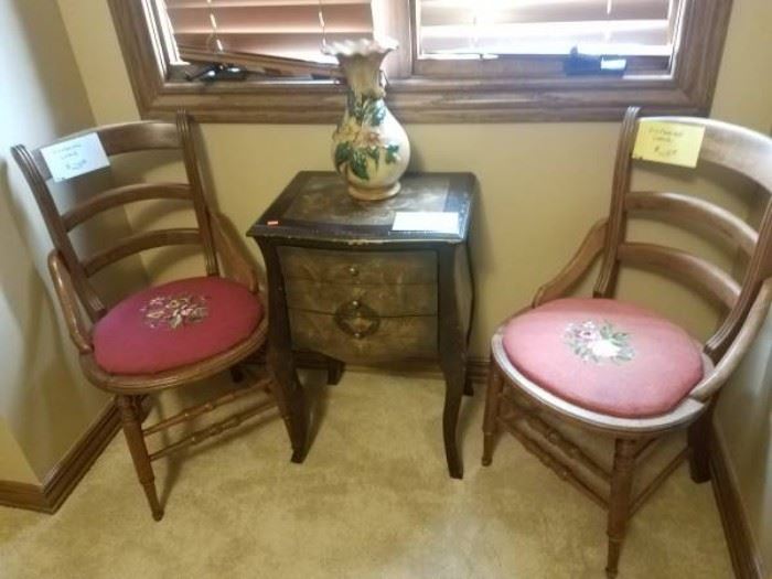 Chairs and dresser