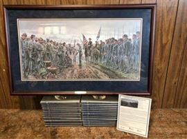 Civil War Print with COA