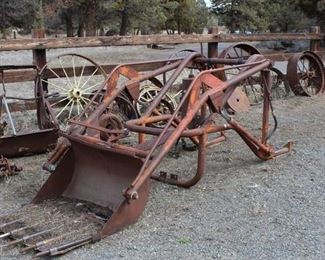 Old front end loader frame