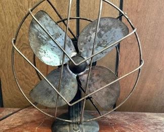 Vintage Chevron electric fan