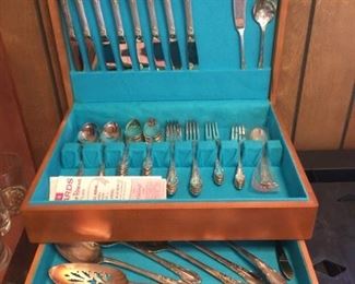 1881 Rogers silver plate svc. for 8