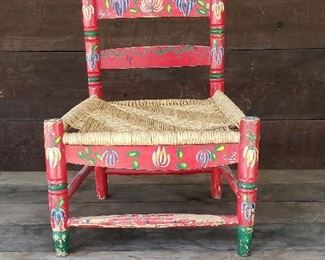 Small decorative child’s chair 