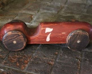 Wolf Creek folk art race car