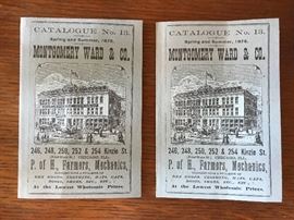 Spring and Summer 1875 miniature catalogs