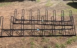 Custom made bike racks by Ponderosa Forge
