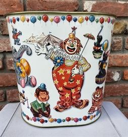 Weibro Corp.  Antique Metal Trash Can