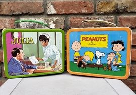 Vintage Kids Metal Lunch Boxes 