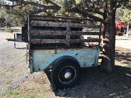 1935/36 Ford pickup bed trailer w/sides