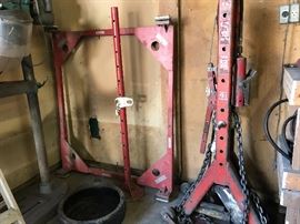 Power Post hydraulic pulling system - chassis and body/frame straightener puller