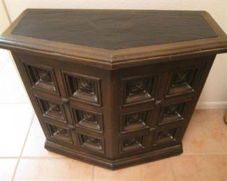 Unusual Shape Mediterranean-Style Console Table