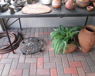 Pots, Plant Stand, Hoses