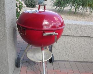 Red Covered Grill