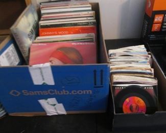 Albums and 45's