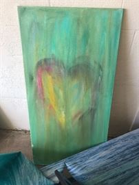 heart painting