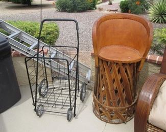 Equipale Stool, Shopping Cart