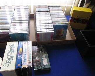 CD's, DVD's & VHS's