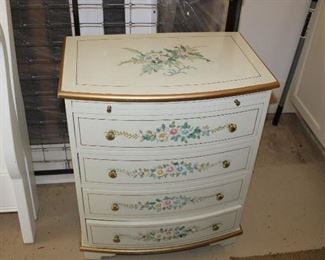 painted small chest of drawers