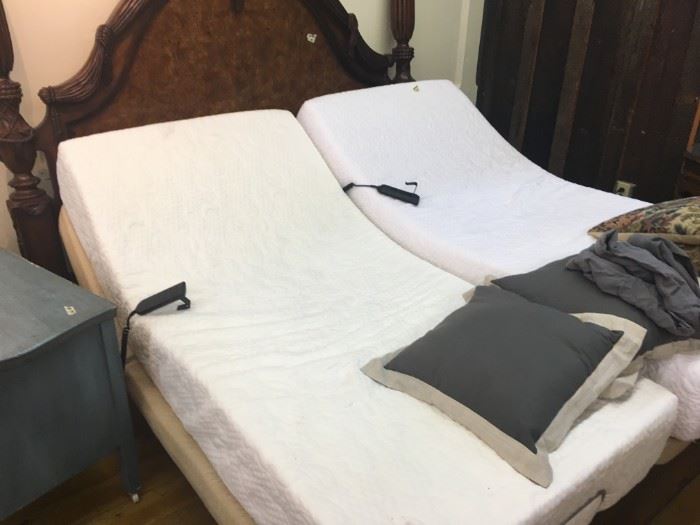 King Bed, individually adjustable