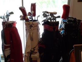 Golf Clubs and Bags