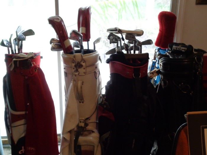 Golf Clubs and Bags