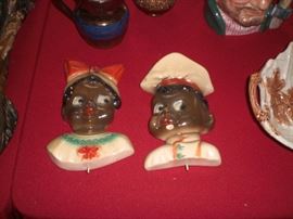 chalkware wall plaques