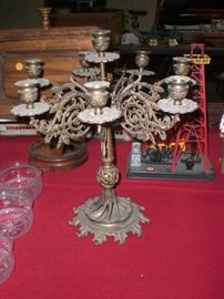 Rococo bronze candlebra